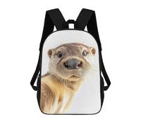sinyumoney Sac À Dos Imprimé En 3D Otter Selfie Sacs D'école Pour Enfants, Sacs À Livres, Sac À Dos De Voyage Léger, Sac D'école Pour Garçons Et Filles, Élèves Du Collège 17inch