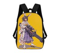 sinyumoney Sac À Dos Imprimé En 3D Pour Enfants 17inch Bunny Warrior in Kimono Sac De Voyage Léger Et Tendance Pour L'école Et Les Voyages Des Écoliers