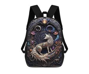 sinyumoney Sac À Dos Imprimé En 3D Pour Enfants 17inch Celestial Steampunk Fox Sac De Voyage Léger Et Tendance Pour L'école Et Les Voyages Des Écoliers
