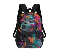 sinyumoney Sac À Dos Imprimé En 3D Pour Enfants 17inch Colorful Butterfly Dreams Sac De Voyage Léger Et Tendance Pour L'école Et Les Voyages Des Écoliers