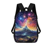 sinyumoney Sac À Dos Imprimé En 3D Pour Enfants 17inch Colorful Mountain Sky Sac De Voyage Léger Et Tendance Pour L'école Et Les Voyages Des Écoliers