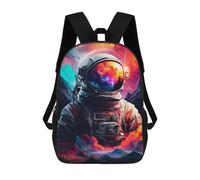 sinyumoney Sac À Dos Imprimé En 3D Pour Enfants 17inch Cosmic Astronaut Adventure-1 Sac De Voyage Léger Et Tendance Pour L'école Et Les Voyages Des Écoliers