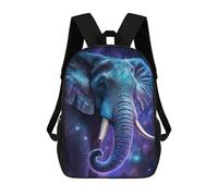 sinyumoney Sac À Dos Imprimé En 3D Pour Enfants 17inch Cosmic Elephant Art Print-10 Sac De Voyage Léger Et Tendance Pour L'école Et Les Voyages Des Écoliers