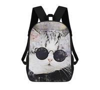 sinyumoney Sac À Dos Imprimé En 3D Pour Enfants 17inch Cute Cats Sac De Voyage Léger Et Tendance Pour L'école Et Les Voyages Des Écoliers