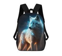 sinyumoney Sac À Dos Imprimé En 3D Pour Enfants 17inch Enchanted Wolf Art Print Sac De Voyage Léger Et Tendance Pour L'école Et Les Voyages Des Écoliers