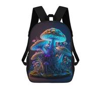 sinyumoney Sac À Dos Imprimé En 3D Pour Enfants 17inch Glowing Forest Mushrooms-1 Sac De Voyage Léger Et Tendance Pour L'école Et Les Voyages Des Écoliers