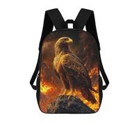 sinyumoney Sac À Dos Imprimé En 3D Pour Enfants 17inch Golden Eagle Poster Sac De Voyage Léger Et Tendance Pour L'école Et Les Voyages Des Écoliers