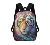 sinyumoney Sac À Dos Imprimé En 3D Pour Enfants 17inch Magical Tiger Sac De Voyage Léger Et Tendance Pour L'école Et Les Voyages Des Écoliers
