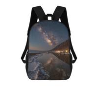 sinyumoney Sac À Dos Imprimé En 3D Pour Enfants 17inch Milky Way Reflection in Death Valley Sac De Voyage Léger Et Tendance Pour L'école Et Les Voyages Des Écoliers