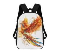 sinyumoney Sac À Dos Imprimé En 3D Pour Enfants 17inch Phoenix Painting Sac De Voyage Léger Et Tendance Pour L'école Et Les Voyages Des Écoliers