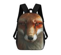 sinyumoney Sac À Dos Imprimé En 3D Pour Enfants 17inch Red Fox Sac De Voyage Léger Et Tendance Pour L'école Et Les Voyages Des Écoliers