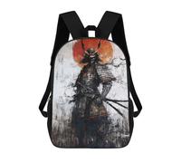 sinyumoney Sac À Dos Imprimé En 3D Pour Enfants 17inch Samurai Warrior Painting Artwork Sac De Voyage Léger Et Tendance Pour L'école Et Les Voyages Des Écoliers