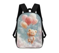 sinyumoney Sac À Dos Imprimé En 3D Pour Enfants 17inch Teddy Bear Balloons Sky Sac De Voyage Léger Et Tendance Pour L'école Et Les Voyages Des Écoliers