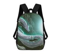 sinyumoney Sac À Dos Imprimé En 3D Pour Enfants 17inch The Silent Dragons Plea Sac De Voyage Léger Et Tendance Pour L'école Et Les Voyages Des Écoliers