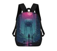 sinyumoney Sac À Dos Imprimé En 3D Pour Enfants Alien Encounter, Sac À Dos Tendance Pour L'école, Les Voyages Et Les Loisirs, Grand Sac À Dos Pour Garçons Et Filles 17inch