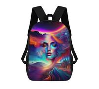 sinyumoney Sac À Dos Imprimé En 3D Pour Enfants Altered States Revealing Sac D'école Léger Et Tendance Pour Les Voyages Et Les Études 17inch