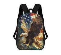 sinyumoney Sac À Dos Imprimé En 3D Pour Enfants American Bald Eagle, Sac À Dos Tendance Pour L'école, Les Voyages Et Les Loisirs, Grand Sac À Dos Pour Garçons Et Filles 17inch
