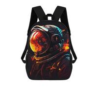 sinyumoney Sac À Dos Imprimé En 3D Pour Enfants Astronaut Is Wild New Sac À Dos Scolaire Pour Garçons Et Filles, Sac D'école Primaire, Sac À Livres Pour Adolescents 17inch
