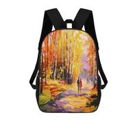 sinyumoney Sac À Dos Imprimé En 3D Pour Enfants Autumn Walk Sac D'école Léger Et Tendance Pour Les Voyages Et Les Études 17inch