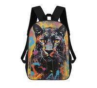 sinyumoney Sac À Dos Imprimé En 3D Pour Enfants Banksy Graffiti Panther Sac D'école Léger Et Tendance Pour Les Voyages Et Les Études 17inch