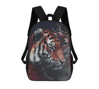 sinyumoney Sac À Dos Imprimé En 3D Pour Enfants Bengal Tiger Deer Love Sacs À Dos De Jour, Cartable, Sac À Dos Tendance, Sacs À Dos Décontractés Pour Écoliers Et Écolières 17inch