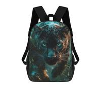 sinyumoney Sac À Dos Imprimé En 3D Pour Enfants Black Panther Close-Up Sac À Dos Scolaire Grande Capacité Pour Les Voyages, Idéal Pour Les Garçons Du Primaire Et Du Collège 17inch