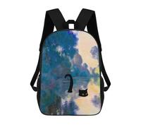 sinyumoney Sac À Dos Imprimé En 3D Pour Enfants Cai in Autumn Lake Monet, Sac À Dos Tendance Pour L'école, Les Voyages Et Les Loisirs, Grand Sac À Dos Pour Garçons Et Filles 17inch