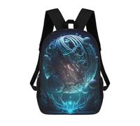 sinyumoney Sac À Dos Imprimé En 3D Pour Enfants Celestial Realms Sac D'école Léger Et Tendance Pour Les Voyages Et Les Études 17inch