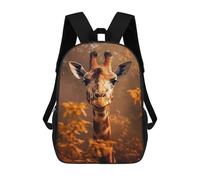 sinyumoney Sac À Dos Imprimé En 3D Pour Enfants Close Up Giraffe, Sac À Dos Tendance Pour L'école, Les Voyages Et Les Loisirs 17inch, Grand Sac À Dos De Jour Pour Garçons Et Filles