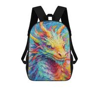 sinyumoney Sac À Dos Imprimé En 3D Pour Enfants Colorful Dragon Painting Artwork-1, Sac À Dos Tendance Pour L'école, Les Voyages Et Les Loisirs 17inch, Grand Sac À Dos De Jour Pour Garçons Et Filles