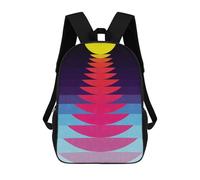 sinyumoney Sac À Dos Imprimé En 3D Pour Enfants Conceptual And Colorful I Sac D'école Léger Et Tendance Pour Les Voyages Et Les Études 17inch