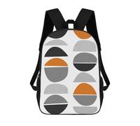 sinyumoney Sac À Dos Imprimé En 3D Pour Enfants Conceptual Circles I Sac À Dos Scolaire Grande Capacité Pour Les Voyages, Idéal Pour Les Garçons Du Primaire Et Du Collège 17inch