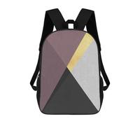 sinyumoney Sac À Dos Imprimé En 3D Pour Enfants Conceptual Lines II Sac D'école Léger Et Tendance Pour Les Voyages Et Les Études 17inch