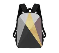 sinyumoney Sac À Dos Imprimé En 3D Pour Enfants Conceptual Lines III Sac À Dos Scolaire Grande Capacité Pour Les Voyages, Idéal Pour Les Garçons Du Primaire Et Du Collège 17inch
