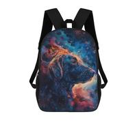 sinyumoney Sac À Dos Imprimé En 3D Pour Enfants Cosmic Canine Aura, Sac À Dos Tendance Pour L'école, Les Voyages Et Les Loisirs, Grand Sac À Dos Pour Garçons Et Filles 17inch