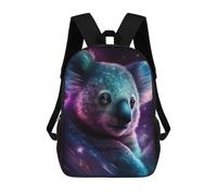 sinyumoney Sac À Dos Imprimé En 3D Pour Enfants Cosmic Koala Art Print-7, Sac À Dos Tendance Pour L'école, Les Voyages Et Les Loisirs 17inch, Grand Sac À Dos De Jour Pour Garçons Et Filles