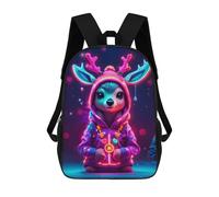 sinyumoney Sac À Dos Imprimé En 3D Pour Enfants Cute Fawn Cool Sac D'école Léger Et Tendance Pour Les Voyages Et Les Études 17inch