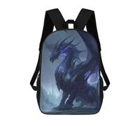 sinyumoney Sac À Dos Imprimé En 3D Pour Enfants Dark Dragon Fantasy Artwork -4, Sac À Dos Tendance Pour L'école, Les Voyages Et Les Loisirs 17inch, Grand Sac À Dos De Jour Pour Garçons Et Filles