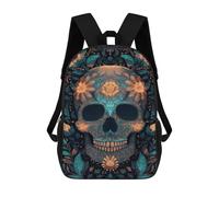 sinyumoney Sac À Dos Imprimé En 3D Pour Enfants Day of The Dead Artwork, Sac À Dos Tendance Pour L'école, Les Voyages Et Les Loisirs 17inch, Grand Sac À Dos De Jour Pour Garçons Et Filles