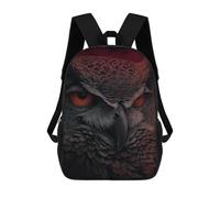 sinyumoney Sac À Dos Imprimé En 3D Pour Enfants Eagle Owl Art Print, Sac À Dos Tendance Pour L'école, Les Voyages Et Les Loisirs 17inch, Grand Sac À Dos De Jour Pour Garçons Et Filles
