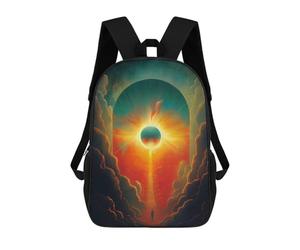 sinyumoney Sac À Dos Imprimé En 3D Pour Enfants Eclipse Stairway to Heaven, Sac À Dos Tendance Pour L'école, Les Voyages Et Les Loisirs, Grand Sac À Dos Pour Garçons Et Filles 17inch