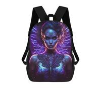 sinyumoney Sac À Dos Imprimé En 3D Pour Enfants Enchanted Butterfly Fantasy Art Sac D'école Léger Et Tendance Pour Les Voyages Et Les Études 17inch