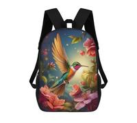 sinyumoney Sac À Dos Imprimé En 3D Pour Enfants Enchanted Hummingbird, Sac À Dos Tendance Pour L'école, Les Voyages Et Les Loisirs, Grand Sac À Dos Pour Garçons Et Filles 17inch