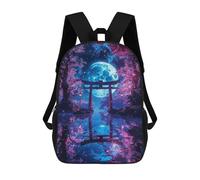 sinyumoney Sac À Dos Imprimé En 3D Pour Enfants Enchanted Moonlit Torii Sac D'école Léger Et Tendance Pour Les Voyages Et Les Études 17inch