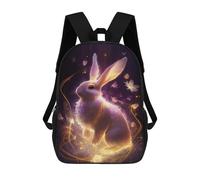 sinyumoney Sac À Dos Imprimé En 3D Pour Enfants Enchanted Rabbit Fantasy Art, Sac À Dos Tendance Pour L'école, Les Voyages Et Les Loisirs 17inch, Grand Sac À Dos De Jour Pour Garçons Et Filles