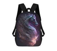 sinyumoney Sac À Dos Imprimé En 3D Pour Enfants Enchanted Unicorn Portrait -2, Sac À Dos Tendance Pour L'école, Les Voyages Et Les Loisirs, Grand Sac À Dos Pour Garçons Et Filles 17inch