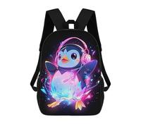 sinyumoney Sac À Dos Imprimé En 3D Pour Enfants Epic Party Penguin Sacs À Dos De Jour, Cartable, Sac À Dos Tendance, Sacs À Dos Décontractés Pour Écoliers Et Écolières 17inch