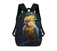 sinyumoney Sac À Dos Imprimé En 3D Pour Enfants Epic Rainy Cockatiel Sacs À Dos De Jour, Cartable, Sac À Dos Tendance, Sacs À Dos Décontractés Pour Écoliers Et Écolières 17inch