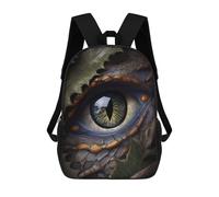 sinyumoney Sac À Dos Imprimé En 3D Pour Enfants Fantasy Dragon Green Eye, Sac À Dos Tendance Pour L'école, Les Voyages Et Les Loisirs, Grand Sac À Dos Pour Garçons Et Filles 17inch