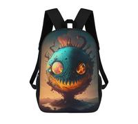 sinyumoney Sac À Dos Imprimé En 3D Pour Enfants Fiery Monster Sphere, Sac À Dos Tendance Pour L'école, Les Voyages Et Les Loisirs, Grand Sac À Dos Pour Garçons Et Filles 17inch